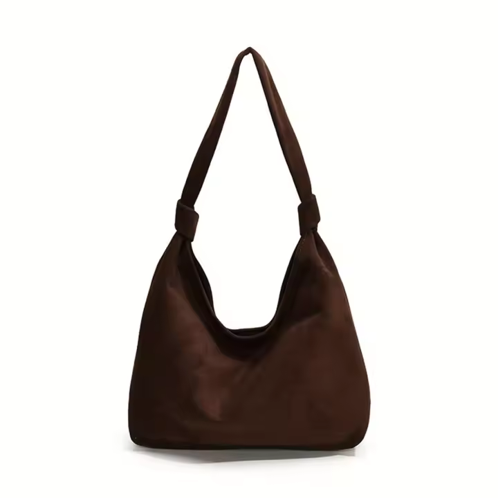 Bolso de mano de color sólido para mujer, bolso de gran capacidad, bolso de hombro para viajes, trabajo universitario - 1