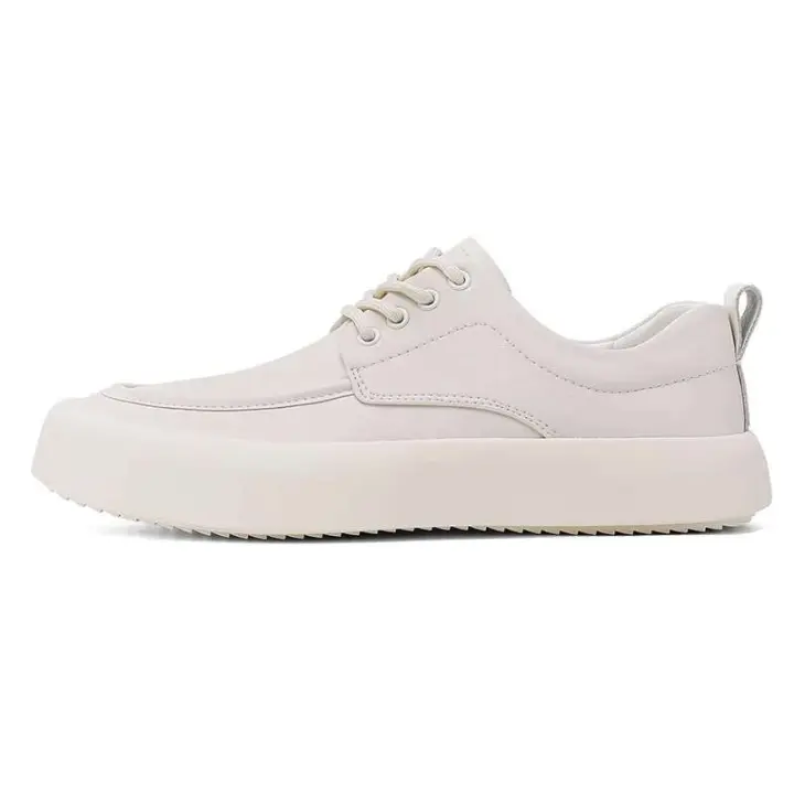 Nueva venta al por mayor, zapatos Vintage de cuero transpirable de verano para hombre, zapatillas clásicas con cordones de vaca Real, zapatillas antideslizantes de alta calidad 44 - 1