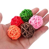 Juguetes para mascotas, juguetes para masticar pájaros, pelota de ratán, juguete para loro, periquito, cacatúa, juguetes para masticar, jaulas para loros, juguetes, 5 uds. - details 2