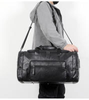 Bolsa de viaje, viaje de viaje de negocios de gran capacidad, mochila de mensajero portátil de hombro, impermeable de cuero. - details 20
