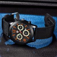 Reloj Deportivo de Cuarzo de Marca Leten Diseño Casual para Hombres Correa de Nylon Fecha y Minuto - details 4