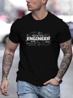 Camiseta de Algodón Casual para Hombres Impresión Gráfica de Logos de Soja - details 0