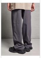 Pantalones cargo de color liso con logo 2024 para hombres y mujeres, adecuados para correr, bolsillo de nailon y poliéster - details 9
