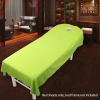 Sábana de Masaje Rosa Suave Cubierta de Mesa de Spa con Agujero - details 10
