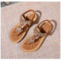 Elegantes Sandalias de Tacón Alto para Mujer Punta Redonda con Diamantes de Imitación - details 39