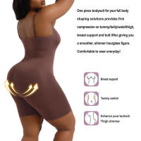 Traje de Compresión Sin Costuras Moldeador de Glúteos para Mujeres Monos Completo con Ojo Abierto - details 2