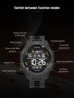 SMAEL, relojes digitales a la moda para hombre, relojes de pulsera deportivos LED, reloj con fecha resistente al agua para hombre, cronómetro ligero, reloj militar para hombre - details 8