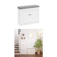Banco Zapatero Organizador para Zapatos con 1 Solapa Gris 75 x 24 x 51 cm FSR82-L-HG ES - details 22