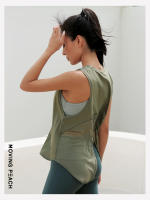 Camiseta deportiva sin mangas de malla para mujer, ropa de Fitness, Yoga, EVJ, 7 colores - details 8