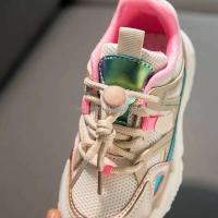 Nuevo estilo, zapatos de moda para hombres y mujeres, deportes negros, tacón rosa, brillante, para correr, blanco, 2025 - details 10