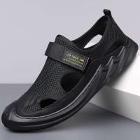 Nuevos zapatos informales al aire libre para hombre transpirables de malla de verano más vendidos con material superior antideslizante - details 2