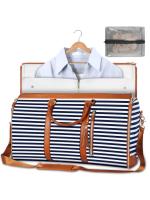Bolso de viaje plegable para mujer, bolsa de lona de cuero PU grande, bolsa de viaje de negocios - details 6