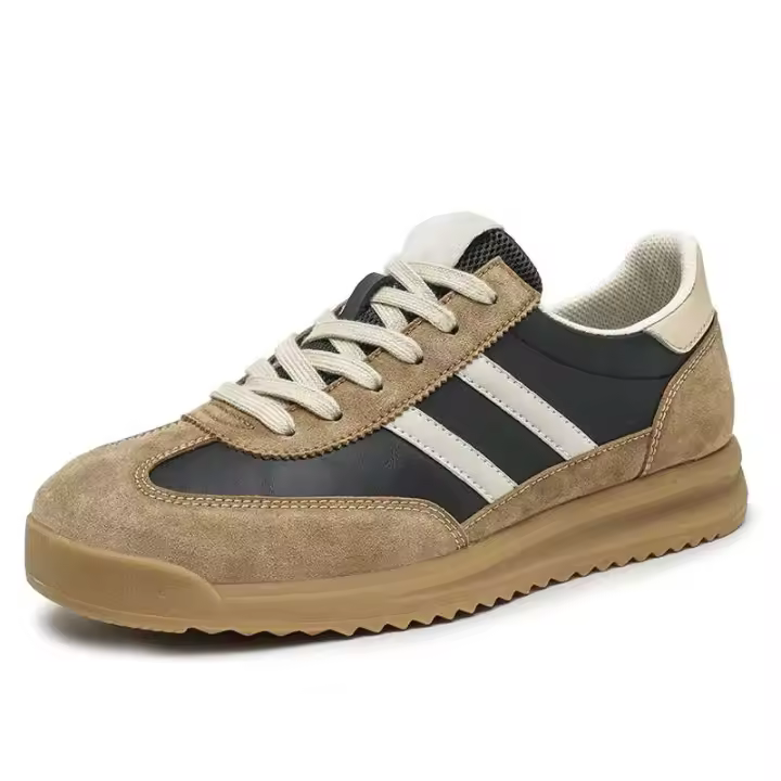 Nuevo vestido de negocios de cuero de alta calidad con cordones, zapatos deportivos informales para hombre, 2025 - 1