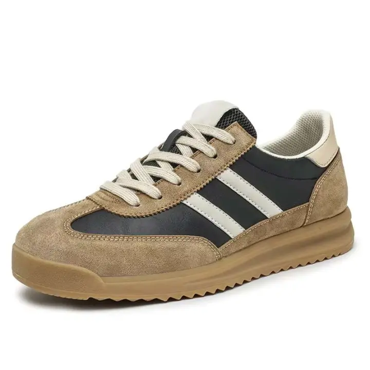 Nuevo vestido de negocios de cuero de alta calidad con cordones, zapatos deportivos informales para hombre, 2025 - 1