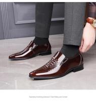 Zapatos de Vestir Clásicos para Hombres Cuero de Cocodrilo Elegante para Negocios Casuales Formales - details 4