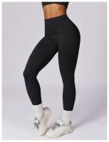Mallas de Yoga para mujer, pantalones deportivos sin costuras, de cintura alta, con realce de caderas, para entrenamiento y correr - details 20