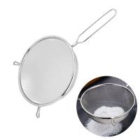 Pantalla de filtro de harina de acero inoxidable con mango, colador de malla para aperitivos, patatas fritas, leche de soja, cuchara de cocina, pantalla de doble oreja - details 2