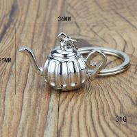 Llavero de Metal 3D creativo con forma de cafetera, Mini llavero con mango de café, llavero creativo con forma de jarra Moka, colgante pequeño - details 13