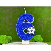 Velas Azules Grandes Decoración de Fiesta de Fútbol para Niños Recuerdos de Fiesta de Halloween - details 10