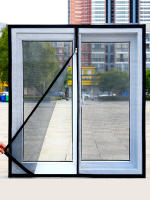 Mosquitera autoadhesiva con apertura para ventana, malla interior Invisible, personalizable, antimosquitos - details 3