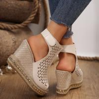 Sandalias de tacón de cuña de verano para mujer - details 3