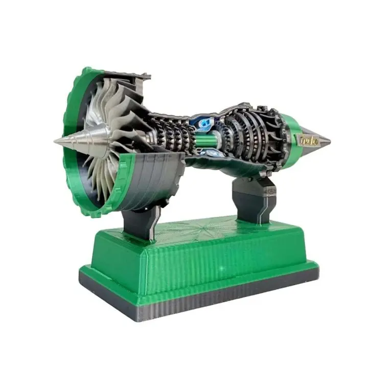 Mini Motor Trent 900 Turbofan Modelo Mecánico 3D Impreso Juguete Educativo para Aficionados a la Aviación - 1