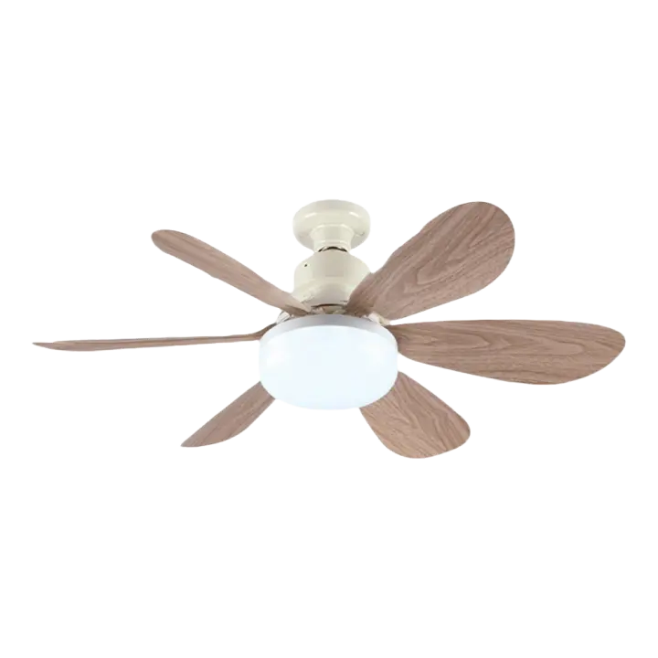 Ventilador de techo LED E26 E27 Base 30W 40W con 3 modos de iluminación ajustables, ventilador inteligente remoto inalámbrico para sala de estar, ventiladores domésticos - 1