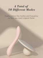 DRYWELL Vibrador para Mujeres 10 Modos de Vibración Función de Calentamiento Suave Silicona de Grado Alimenticio Japonés IPX7 Impermeable para Principiantes - details 2