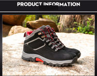 Botas de senderismo antideslizantes para hombre, zapatos de acampada al aire libre, senderismo y Trekking con cordones, zapatillas de caza y escalada, gran oferta - details 6