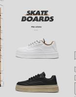Zapatos Deportivos de Suela Gruesa para Hombres en Primavera Zapatillas Blancas de Cuero Transpirable Zapatos Casuales de Moda para el Hombre - details 7