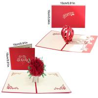 Tarjeta de Amor 3D Pop Up Greeting de San Valentín Cumpleaños Aniversario para Parejas - details 8