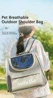 Mochila espaciosa grande para mascotas, cápsula espacial portátil para salir, bolsa transpirable con protector solar para gatos - details 0