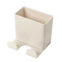 Caja de almacenamiento montada en la pared, organizador de Control remoto, soporte para enchufe de teléfono móvil, contenedor de carga colgante - details 0