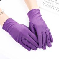 Guantes de satén elásticos para niña, guantes de boda, fiesta - details 10