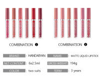 Maquillaje Resistente Al Agua, Juego De Pintalabios Mate, Antiadherente Que No Se Decolora, 6 Piezas - details 9