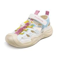 Sandalias para niñas, sandalias deportivas para niños, novedad de verano 2025, recortes, moda hueca, nueva tendencia, puntera suave, informal, talla 26-36 - details 12