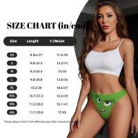 Ropa interior femenina de las bragas de la comodidad de las tangas de la tanga de la impresión del lado de encargo para mujer - details 5