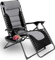 Puffantes de Jardín Silla de Gravedad Cero con Portacup y Cojines Silla de Almohada Ajustable con Pieza Plegable Sillón al Aire Libre Seguro para Tiendas y Organizaciones - details 0