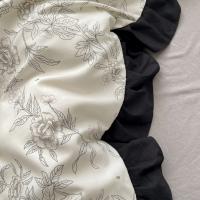 Conjunto de Cama de Algodón Tejido Nube Borde Sombrero de Cama de Cuatro Piezas - details 40