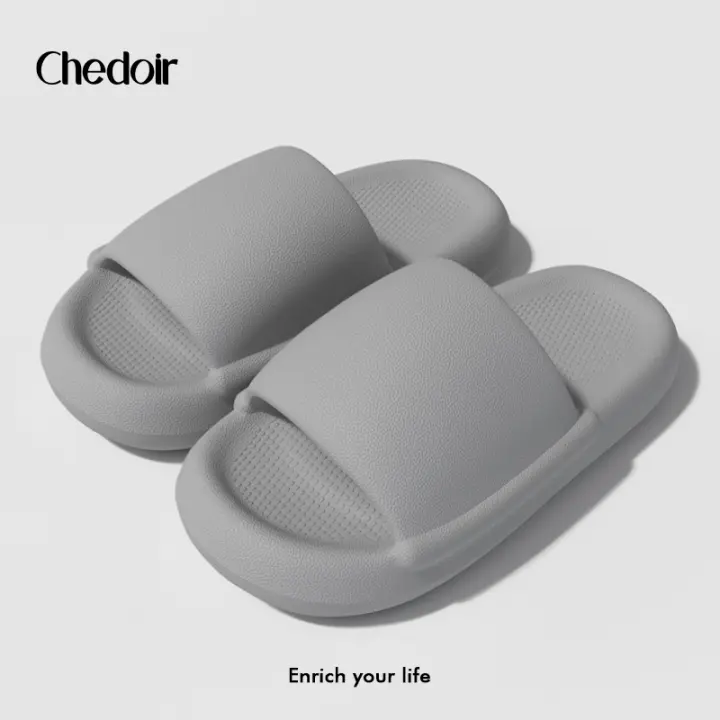 Verano fresco zapatillas de las mujeres desgaste de fondo suave antideslizante casa zapatillas de los hombres interior de fondo grueso suave pareja zapatillas de masaje - 1