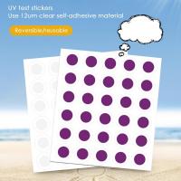 Pegatina de protección solar UV, 120 unidades, puntos de protección solar, pegatinas UV, autoadhesivas transparentes, parches soleados de detección UV para mujeres y hombres - details 8
