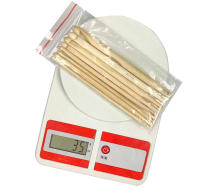 Agujas de Bambú para Punto Afgano y Tunisiano 9Pcs Herramienta de Punto a Mano con Agujas de Ojo Juego de Agujas de Bambú Blanqueados de 4.0mm a 10.0mm - details 3
