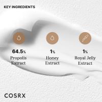COSRX Crema ligera de propóleo de ajuste completo, 2.19 fl.oz / 65 ml, propóleo 64.5%, hidratante diario de día y noche, cuidado de la piel coreano, no probado en animales, sin parabenos - details 4