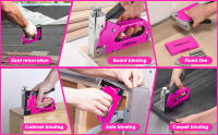 Grapadora para Tapicería, Juego de 3000 Grapas Para Techos, Muebles, Herramienta Ideal Para Trabajos - details 1