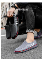 Botas De Lluvia Para Adultos Con Corte Bajo Impermeables Antideslizantes Para Sitiowork Y Cocina Zapatos De Exterior Resistentes Al Agua Y Secos - details 0