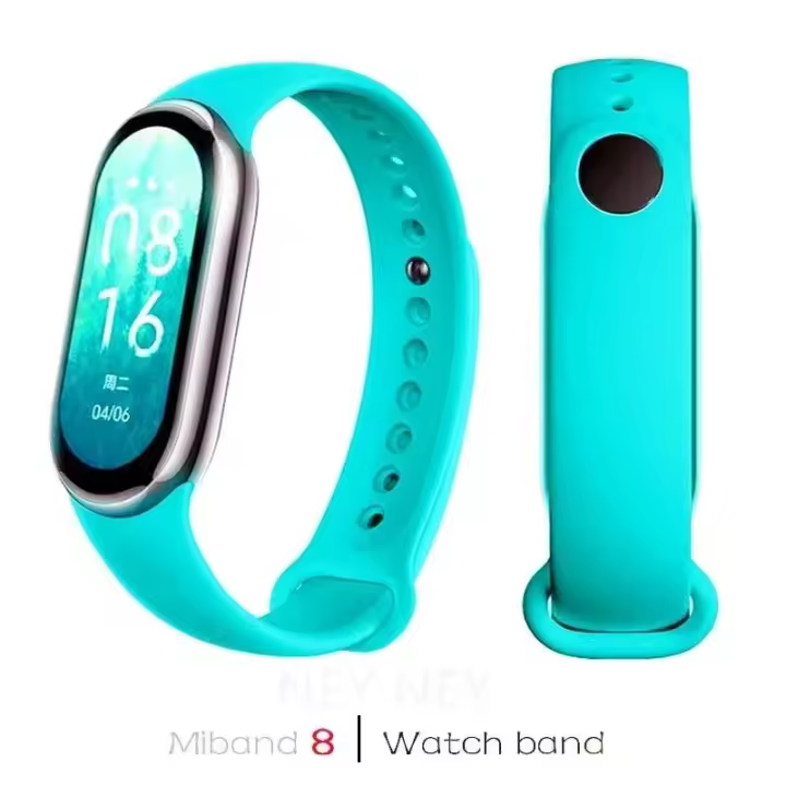Correas de reloj deportivas para Xiaomi Mi 8-9 NFC, repuesto de pulsera de silicona miband9/8, Correa impermeable, accesorios inteligentes mi band 9 - 1