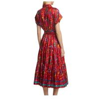Colores brillantes, novedad de verano, vestidos coloridos a juego para mujer, cómodos de llevar, mano de obra exquisita, retro, versátil - details 6