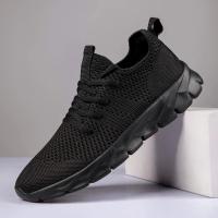 zapatos informales Unisex a la moda, calzado ultraligero de talla grande, zapatillas cómodas antideslizantes para exteriores, zapatos de malla transpirable para hombres - details 3