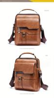 Bolso Cruzado de Cuero PU para Hombres Tamaño 9.7