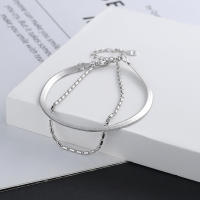 Pulsera De Beads Geométricas De Plata Esterlina 925 Para Mujeres Estilo Simple Y Temperamento Joyería De Mano Para Fiestas - details 49